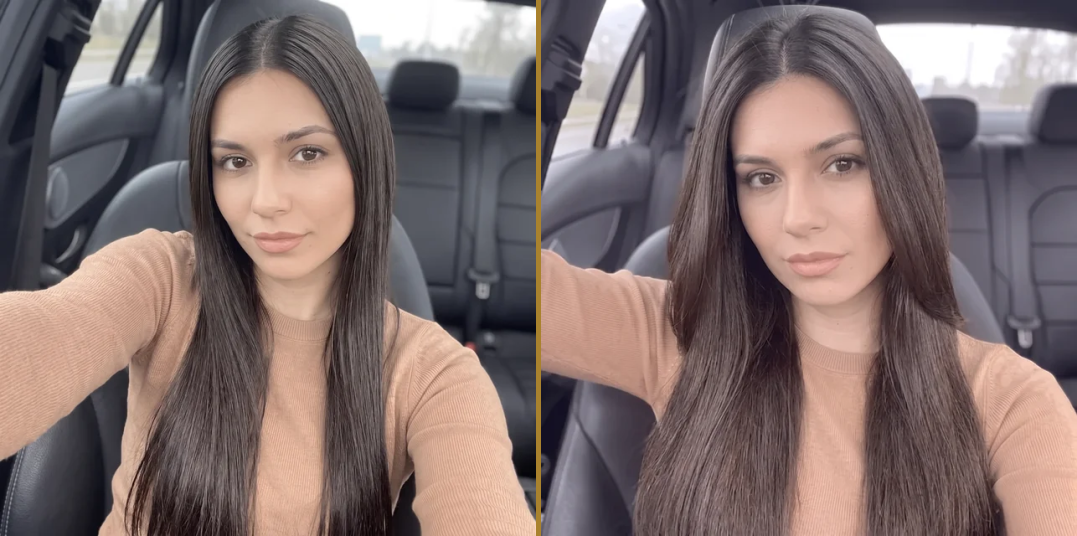 before and after - car